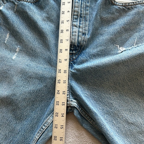 Zara | Women’s Straight Leg Distressed Denim Jeans - Size 10 Ripped Casual - Picture 8 of 9